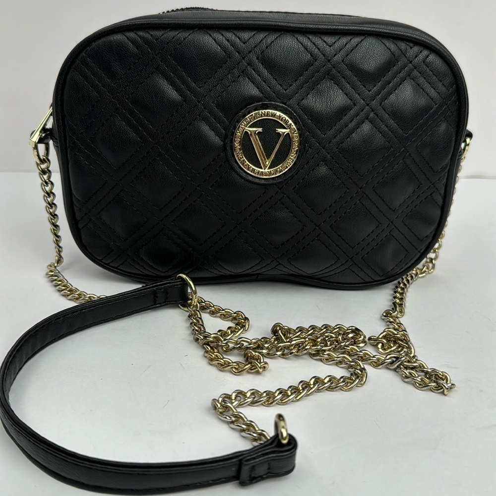 Vera New York Marina Quilted Vegan Leather Crossbody Bag
